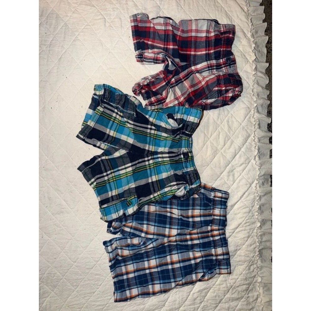 Boys plaid shorts